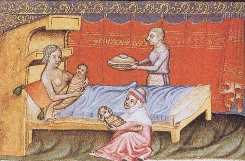 Poród w średniowieczu